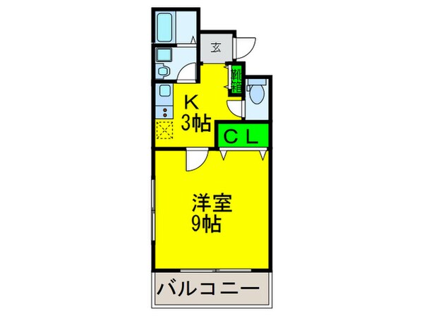 Hベース駒川の物件間取画像